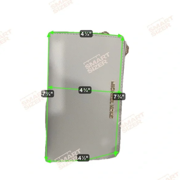 Michael Kors White Wristlet with Gold Details - Picture 7 of 7